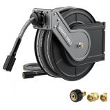 $170 GIRAFFE TOOLS PRESSURE WASHER HOSE REEL 60FT,