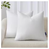 MIULEE 24X24 INCHES PILLOW INSERTS PACK OF 2, DECO