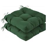 IASEAHK OUTDOOR CHAIR CUSHIONS SET OF 2, 17" X 17"