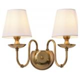 AIWEN 2-LIGHT BEDROOM WALL LAMPS POLISHED SOLID BR