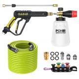 POHIR PRESSURE WASHER GUN WITH FOAM CANNON & 50FT