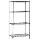 AMAZON BASICS 4-SHELF STEEL WIRE STORAGE SHELVES F