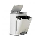 BATHROOM TRASH CAN WITH LID, PLASTIC 3 GALLON GARB