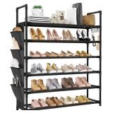 LANTEFUL 6 TIER SHOE RACK, SHOE ORGANIZER STORAGE