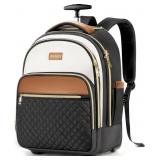 ARCOYARD SMALL ROLLING BACKPACK FOR WOMEN, LIGHTWE