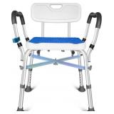 KINGPAVONINI SHOWER CHAIR FOR INSIDE SHOWER, 550LB