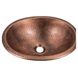 $180 MONARCH ABODE BATHROOM SINK   17-INCH OVAL DR