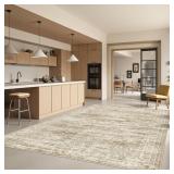 6X9 RUG FOR LIVING ROOM,SOFT LOW PILE INDOOR WASHA