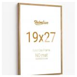 HEIMLOVE 19X27 PICTURE FRAMES SOLID OAK WOOD,19 X