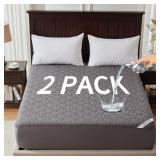 BEDLORE 2 PACK WATERPROOF MATTRESS PROTECTOR, TWIN