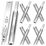 20 INCH DRAWER SLIDES 4 PAIRS (8PCS) 3 FOLD FULL E
