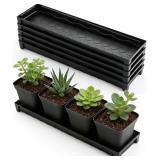 5 PACK PLASTIC WINDOW SILL SAUCER (16"X5.5"X1.5"),