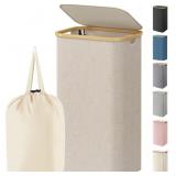 LIFEWIT 110L LAUNDRY BASKET WITH LID, CLOTHES HAMP