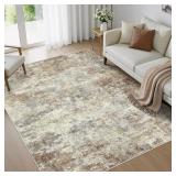 WITSHOCK 5X7 AREA RUGS FOR LIVING ROOM : MACHINE W