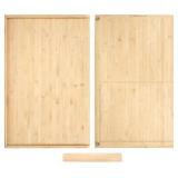 BAMBOO CUTTING BOARD DOUBLE SIDED 28  X 18  WITH J