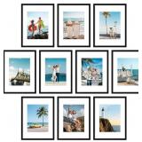 DECORUHOME 12X16 PICTURE FRAME SET OF 10, DISPLAY
