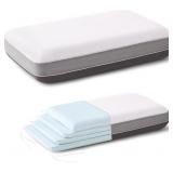 ADJUSTABLE PILLOW ULTRA THIN FLAT FOR SLEEPING MEM