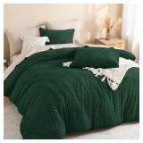 LITANIKA EMERALD GREEN KING SIZE COMFORTER SET, 3