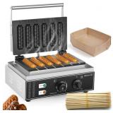 $168 MOONGIANTGO COMMERCIAL CORN DOG WAFFLE MAKER