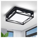 MODERN LED CEILING LIGHT FIXTURE, 6000K SQUARE LED
