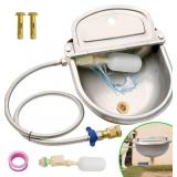 AUTOMATIC DOG WATER DISPENSER WITH DRAIN HOLE & DR