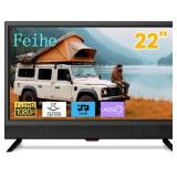 $170 FEIHE 22 INCH TV,1080P LED WIDESCREEN HDTV WI