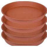 4 PACK OF 16 INCH PLANT SAUCER, HEAVY DUTY PLASTIC