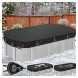 $110 QH.HOME WINTER OVAL POOL COVER FOR 15X30 FT S
