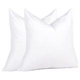 PUREDOWN  18 X 18 DECORATIVE FEATHER DOWN THROW PI