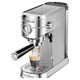 $120 CASABREWS CM5418 Espresso Machine 20 Bar, Com