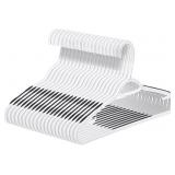 $38 Plastic Hangers 50 Pack - Non Slip Clothes Han