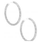 $80 Kendra Scott Large Openwork Tubular Hoop Earri