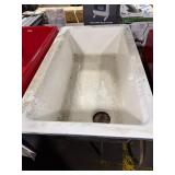 WHITE METAL SINK