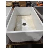 WHITE FIRECLAY SINK