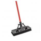 EXTRA-LARGE HEAVY-DUTY FLOOR SCRUB BRUSH WITH SWIV