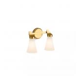 $196 SIMPLICE 2-LIGHT WALL SCONCE IN BRUSHED MODER