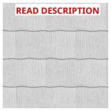 $126 WEATHERSIDE PURITY WAVY 12 IN. X 24 IN. FIBER