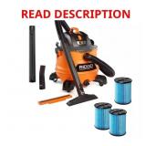 $169 RIDGID 14 GAL. 6.0 PEAK HP NXT SHOP VACUUM HD