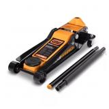 $269 3-1/2-TON LOW PROFILE FLOOR JACK WITH DUAL PI