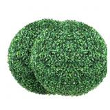 SKYSHALO ARTIFICIAL TOPIARIES BOXWOOD TREES 16 IN.