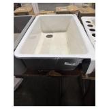 KOHLER WHITE METAL UNDERMOUNT SINK NO HOLE