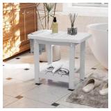WHITE HIPS WATERPROOF SHOWER SEAT FOR INSIDE SHOWE