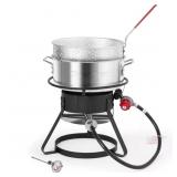 58,000 BTU 11 QT. FISH AND WING PROPANE DEEP FRYER