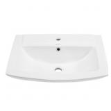 $146 SWISS MADISON 33-IN H GLOSSY WHITE VITREOUS C