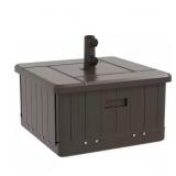 OUTSUNNY PE, STEEL PATIO UMBRELLA BASE WITH WHEELS