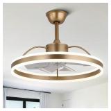 $130 COTTI 24 IN. INDOOR GOLD MODERN SMART CEILING