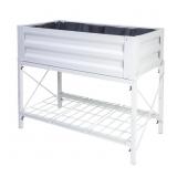 STAND UP STEEL RAISED GARDEN PLANTER WITH LINER
