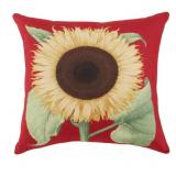 1 LOT OF (2) SUNFLOWER OUTDOOR THROW PILLOWS