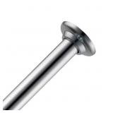 60 IN. ALUMINUM BUILDERS SHOWER ROD IN CHROME