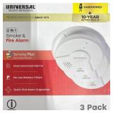2 IN 1 SMOKE AND FIRE ALARM
